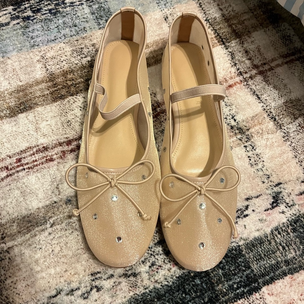 NWOT Trendy Ballet Flats